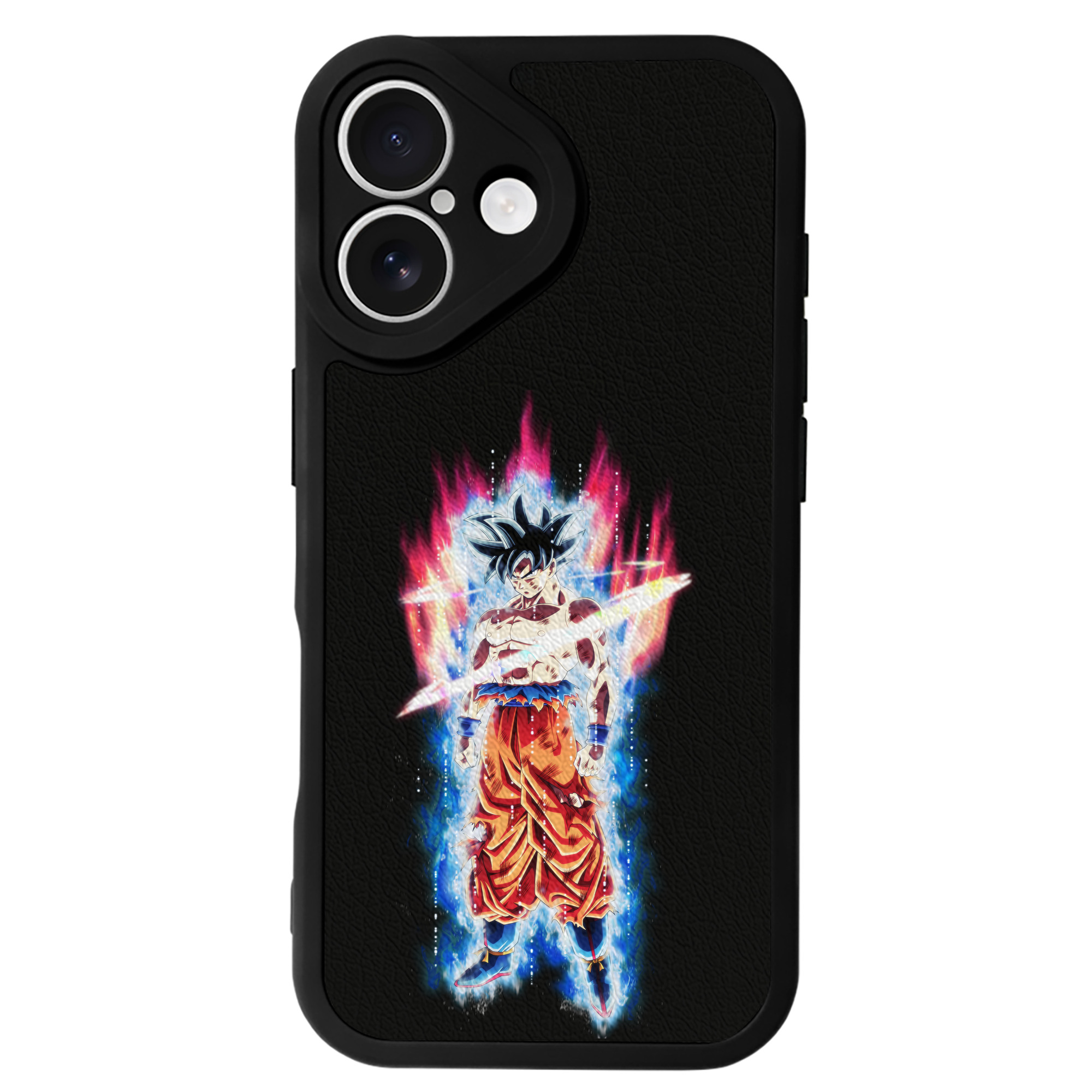 （画像用） ドラゴンボール 孫悟空（そん ごくう）Son Goku カカロット DRAGON BALL Kakarotto 【iPhone 16シリーズ対応】シリコンスマホケース（レザー調） 材質：シリコン